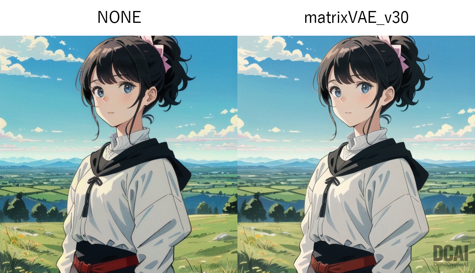 Comparative images of Matrix-VAE