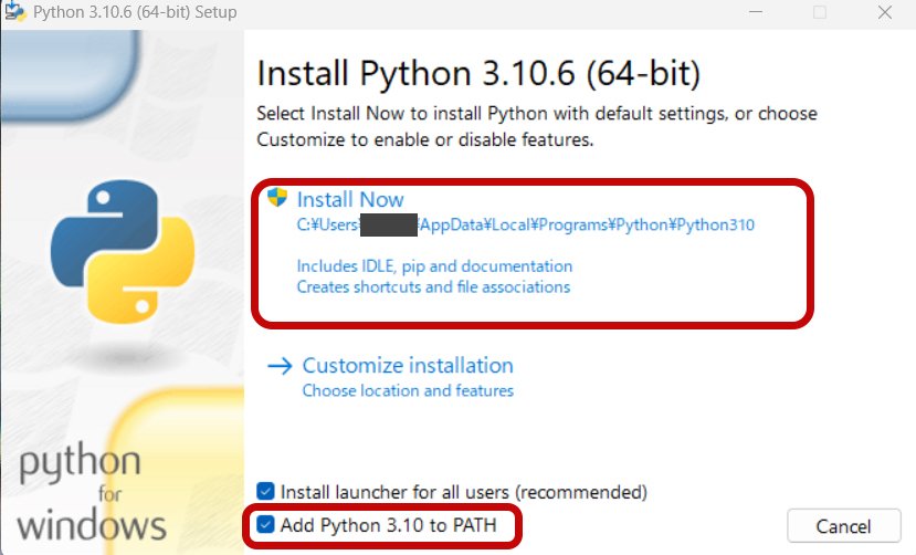 capture of Python installer