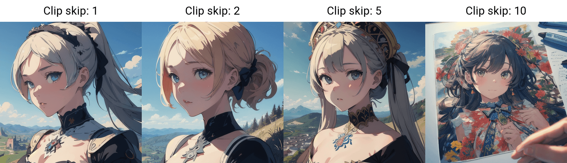 Clip Skip Comparison