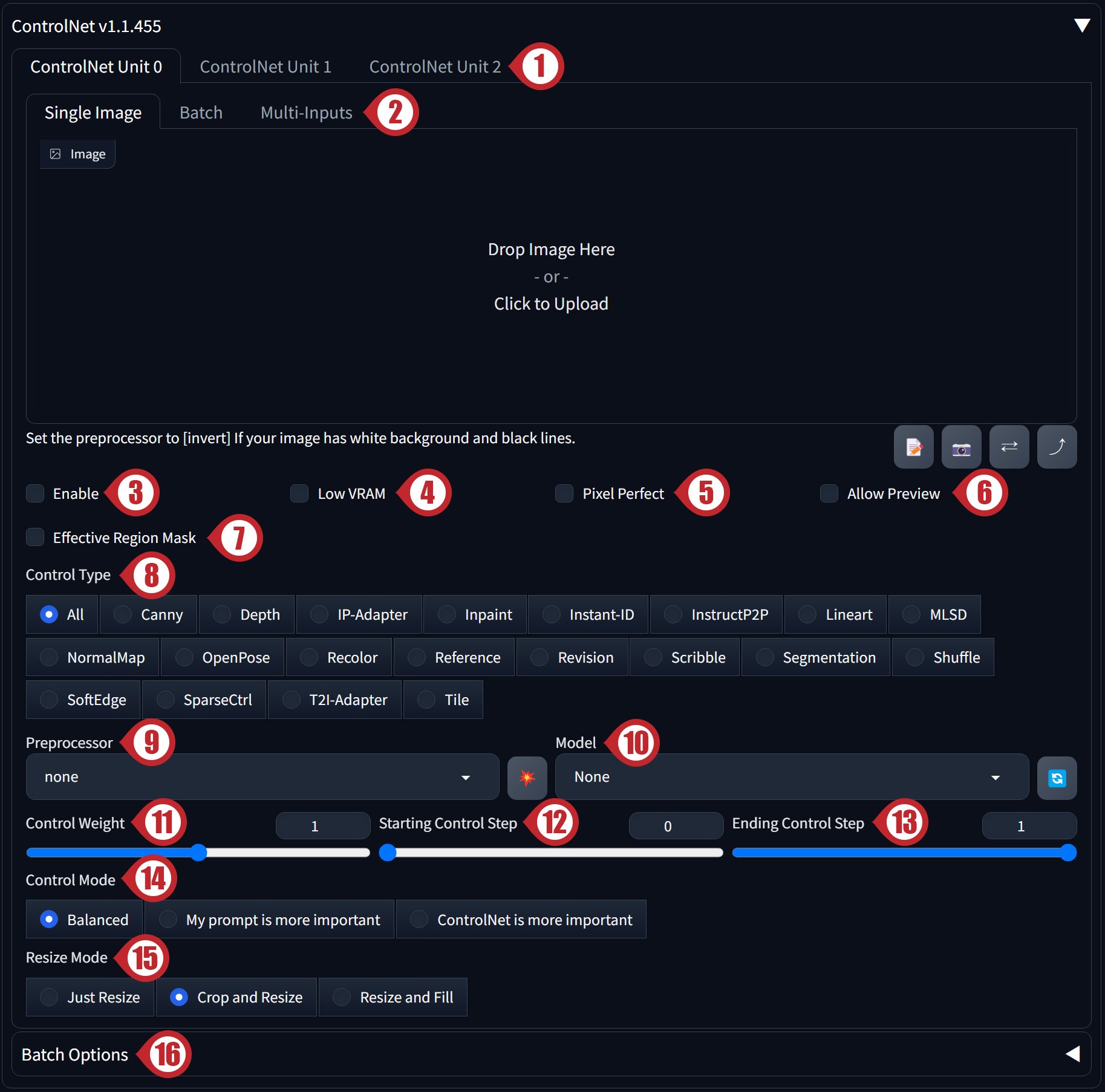 Default UI for ControlNet