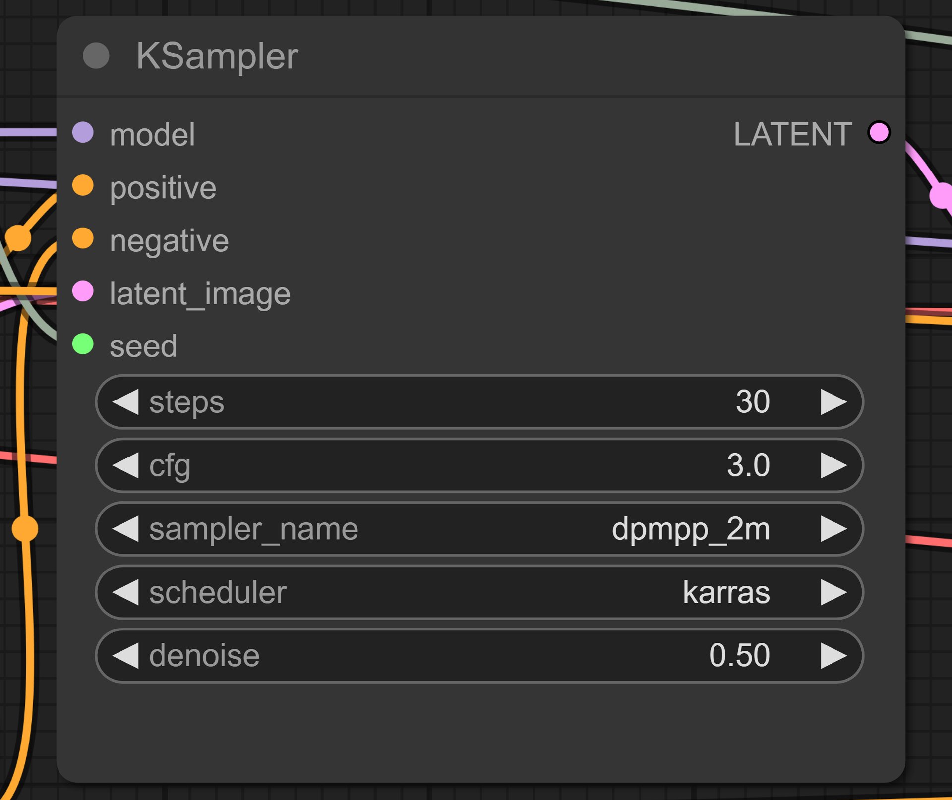 Parameters of 1st Pass