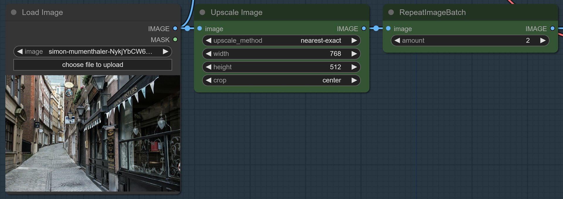 Parameters of Input image settings