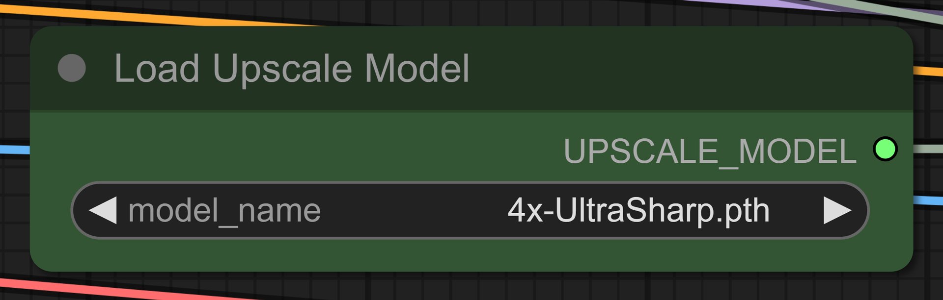 Parameters of upscaler model