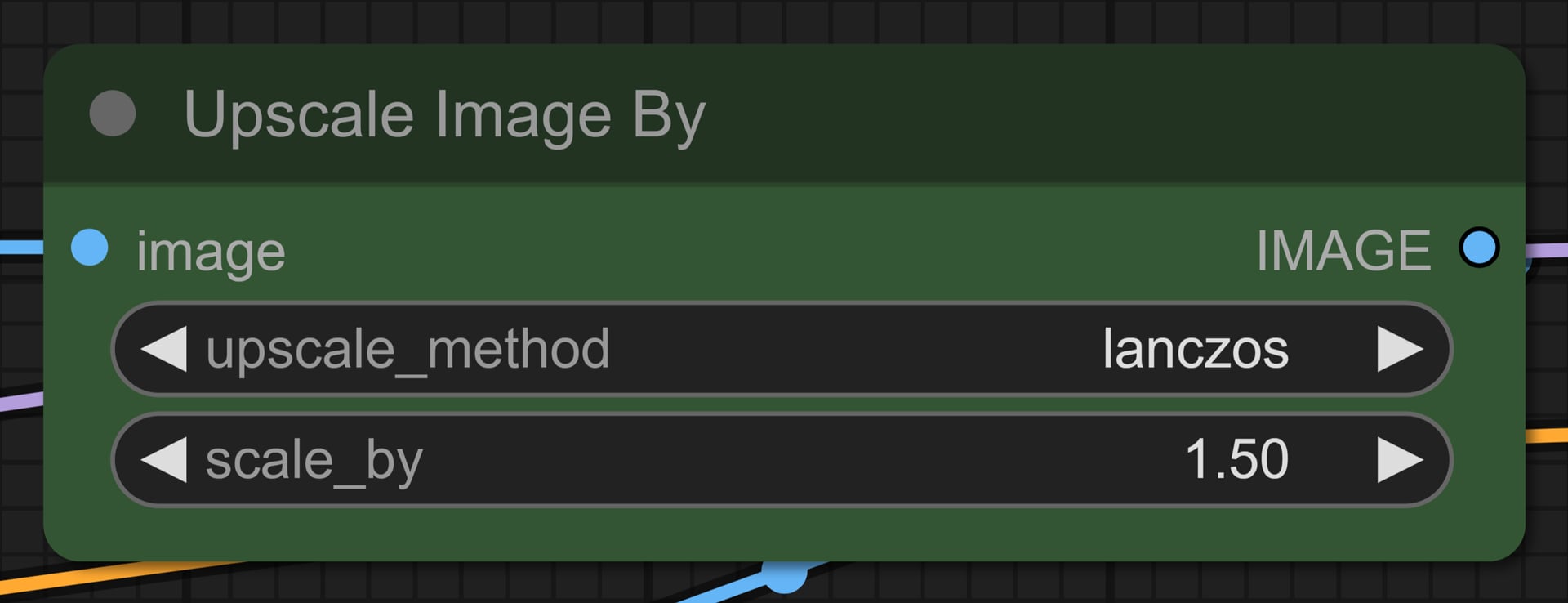 Parameters of Upscaler