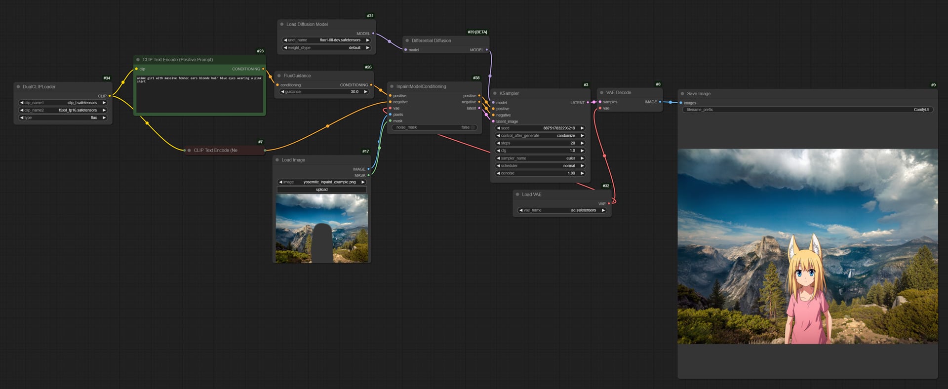 Fill (Inpainting) Workflow